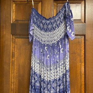 Raga smocked maxi dress